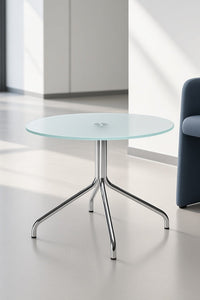 Couchtisch Rund mit Glassplatte