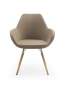 Preview: Fan Sessel mit Holzgestell