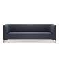 Preview: SoftBox 3-er Sitzsofa, mit Armlehnen