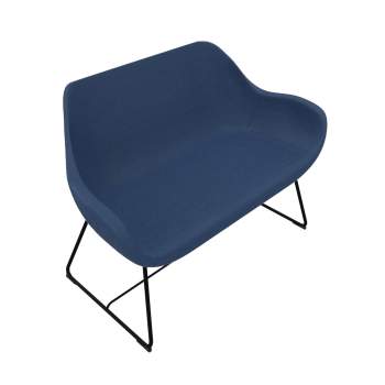 FAN 2-er Sitzsofa mit Kufengestell