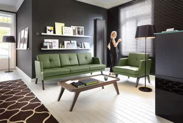 October 2-er Sitzsofa mit hoher Rückenlehne