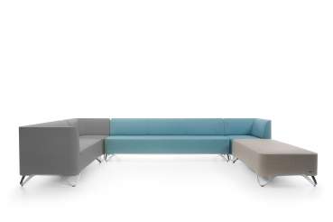 SoftBox 2-er Sitzsofa, Armlehnen rechts