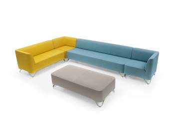 SoftBox 2-er Sitzsofa, Armlehnen rechts