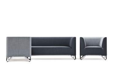 SoftBox 3-er Sitzsofa, Armlehnen rechts