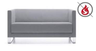 Vancouver Lite 2,5-er Sofa in Brandschutzausstattung Standard