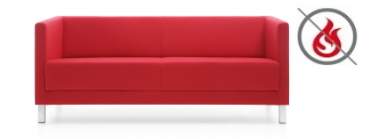 Vancouver Lite 3-er Sofa in Brandschutzausstattung Standard