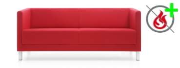Vancouver Lite 3-er Sofa Brandschutz Ausführung DIN 66084 P-a