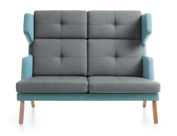 October 2-er Sitzsofa mit hoher Rückenlehne