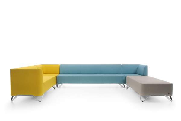SoftBox 2-er Sitzsofa, Armlehnen links