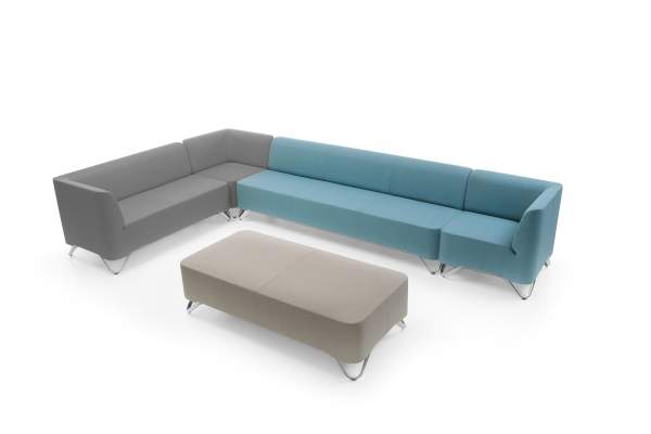SoftBox 2-er Sitzsofa, Armlehnen links