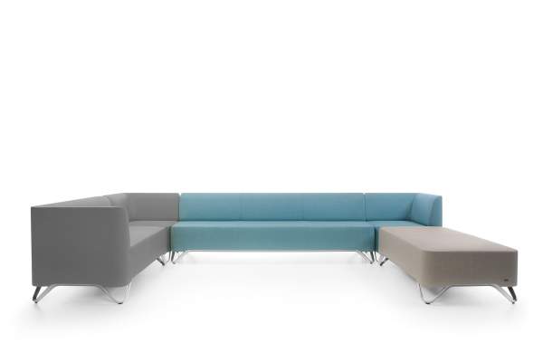 SoftBox 2-er Sitzsofa, Armlehnen rechts