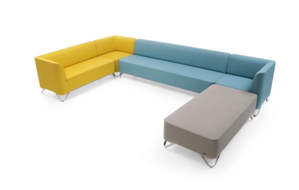 SoftBox 2-er Sitzsofa, Armlehnen rechts